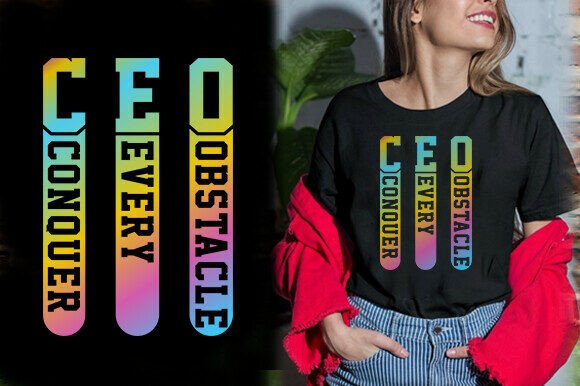 Conquer Every Obstacle T-Shirt Design