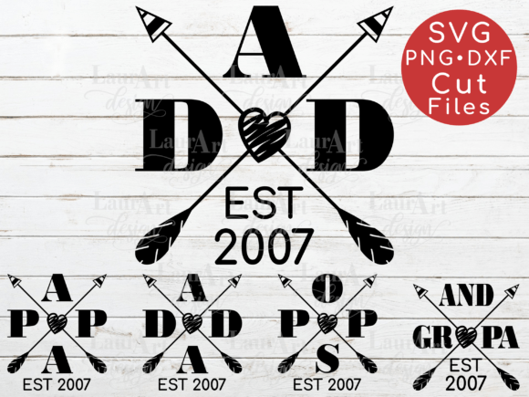 DAD Father s Day Grandpa Papa Dad Est