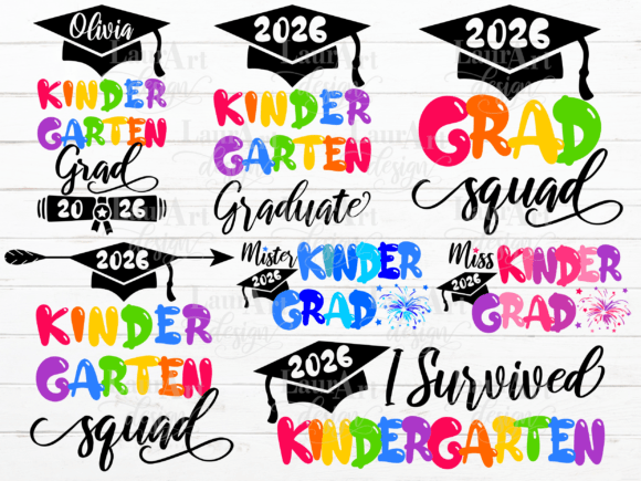 Kindergarten Graduation Kinder Squad 26 Graphics