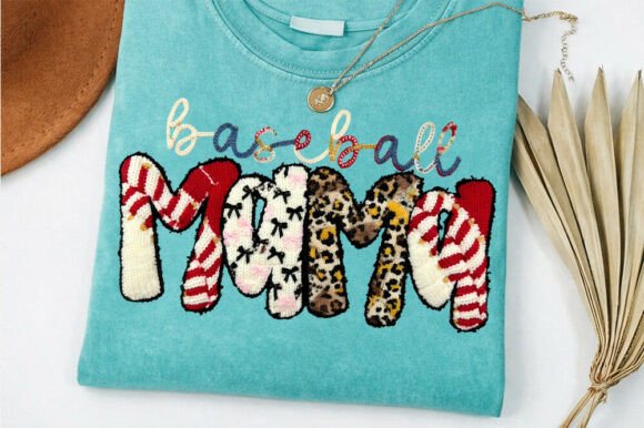 Leopard Baseball Mama Png, Mothers Day Graphics