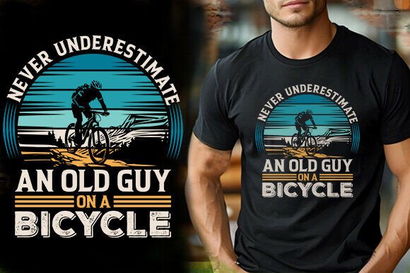 NEVER UNDERESTIMATE and OLD GUY on a BIC Graphics